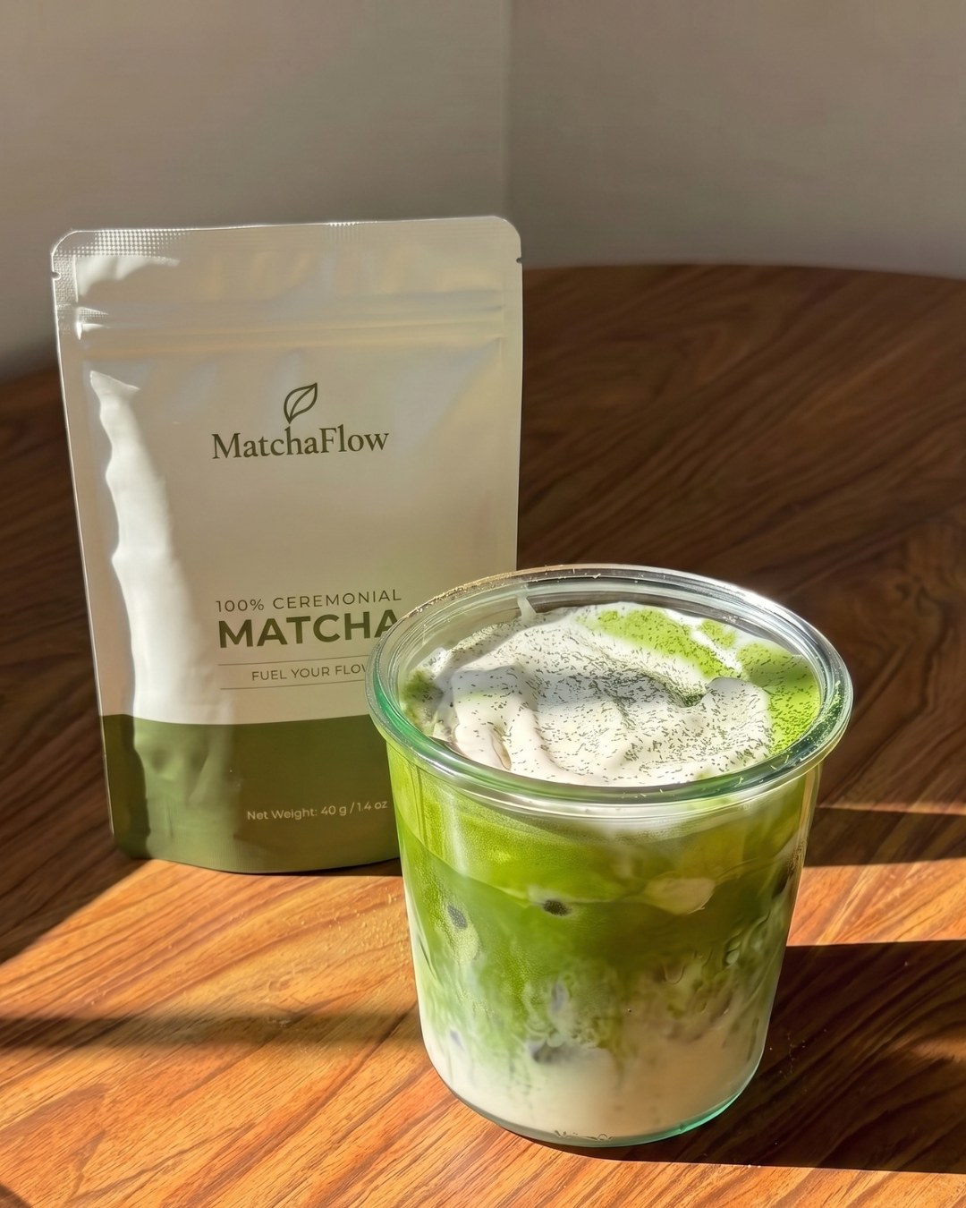 Iced MatchaFlow latte